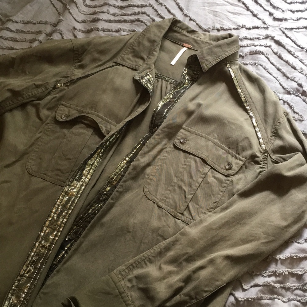 Free people button up